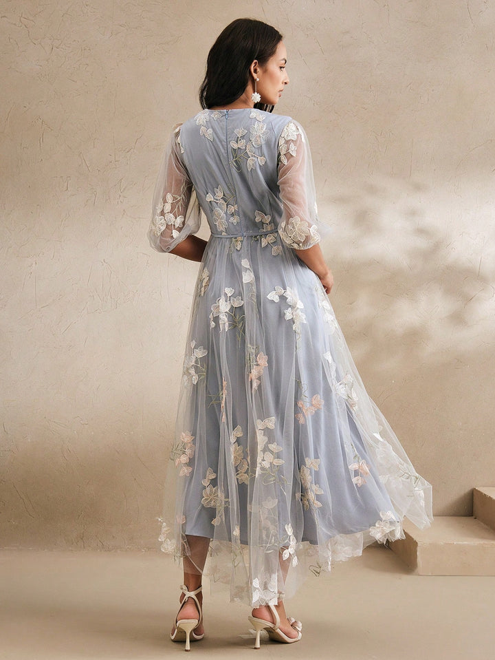 Rochie maxi SHEIN, mix culori