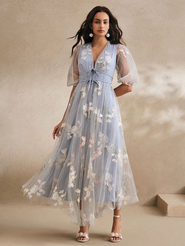 Rochie maxi SHEIN, mix culori