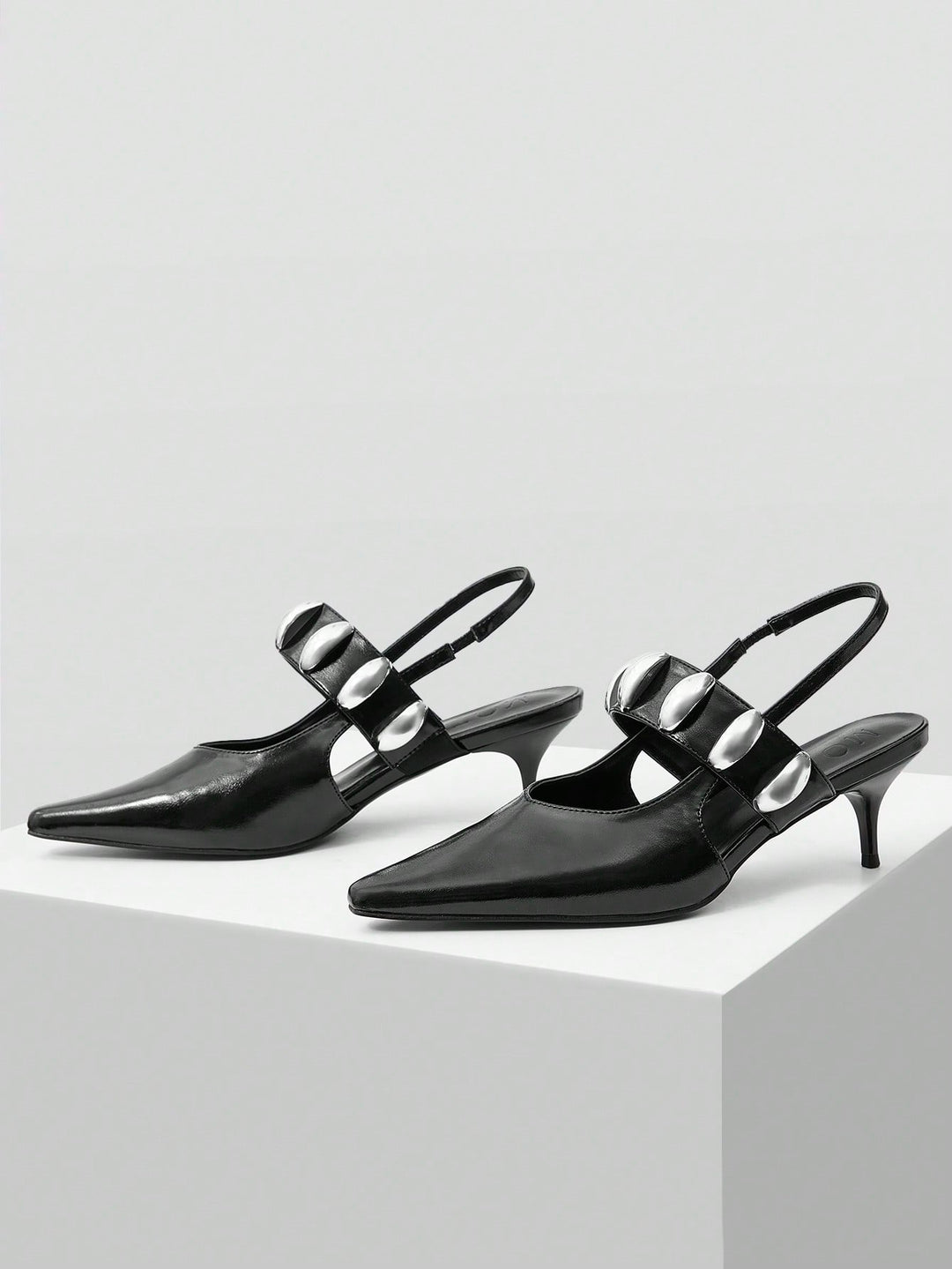 Pantofi cu toc SHEIN, negru