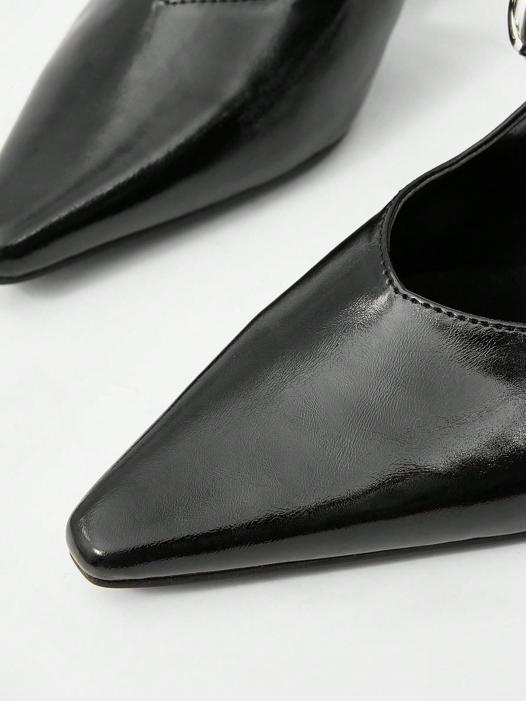 Pantofi cu toc SHEIN, negru