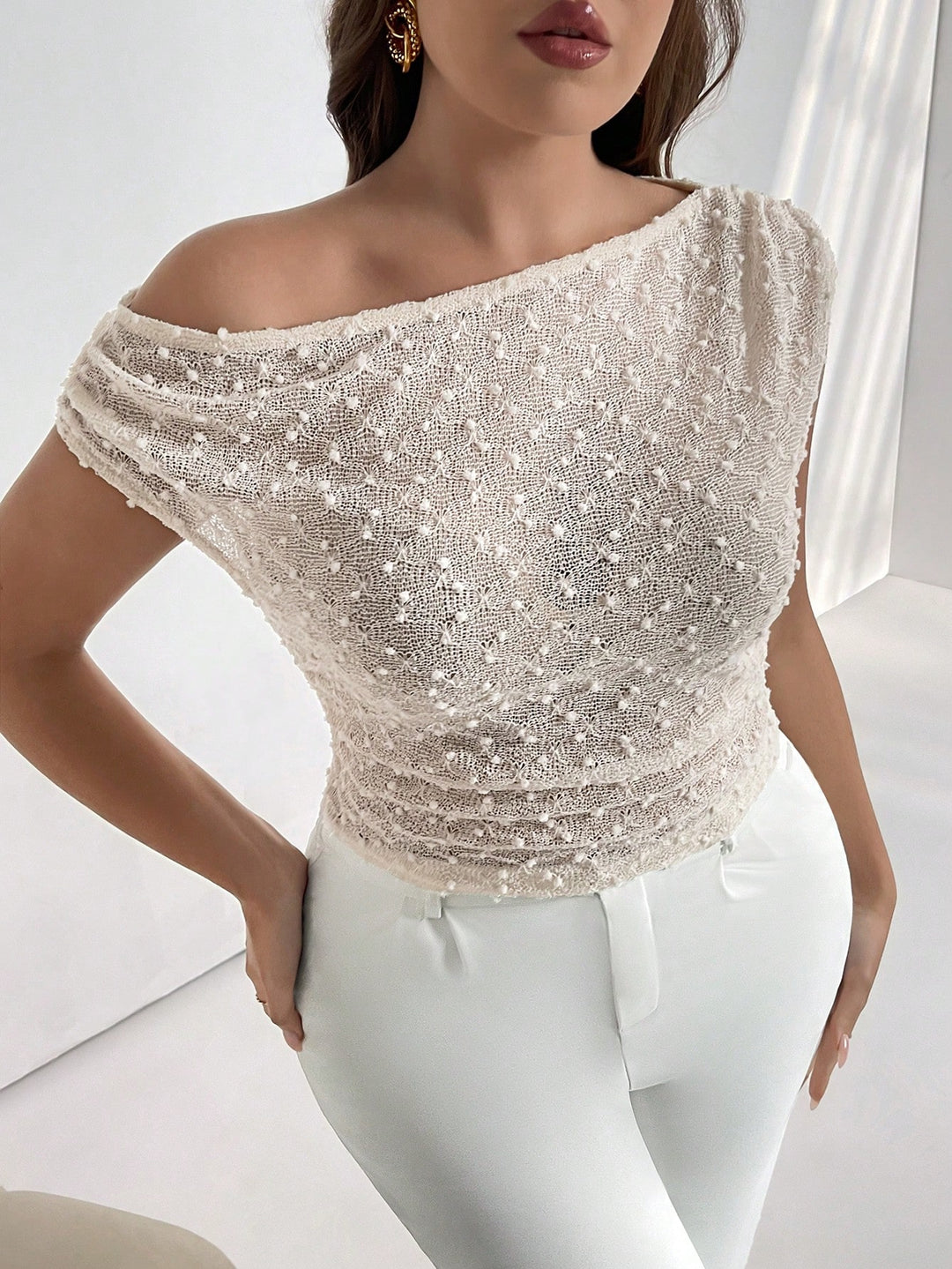 Tricou SHEIN, bej