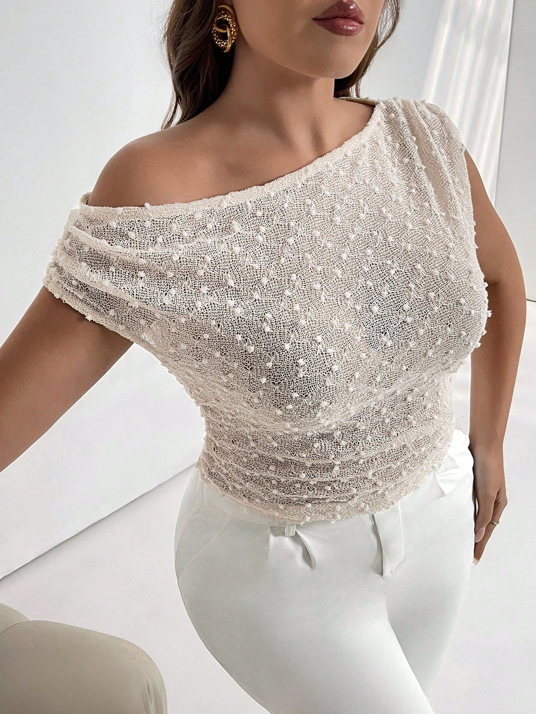 Tricou SHEIN, bej