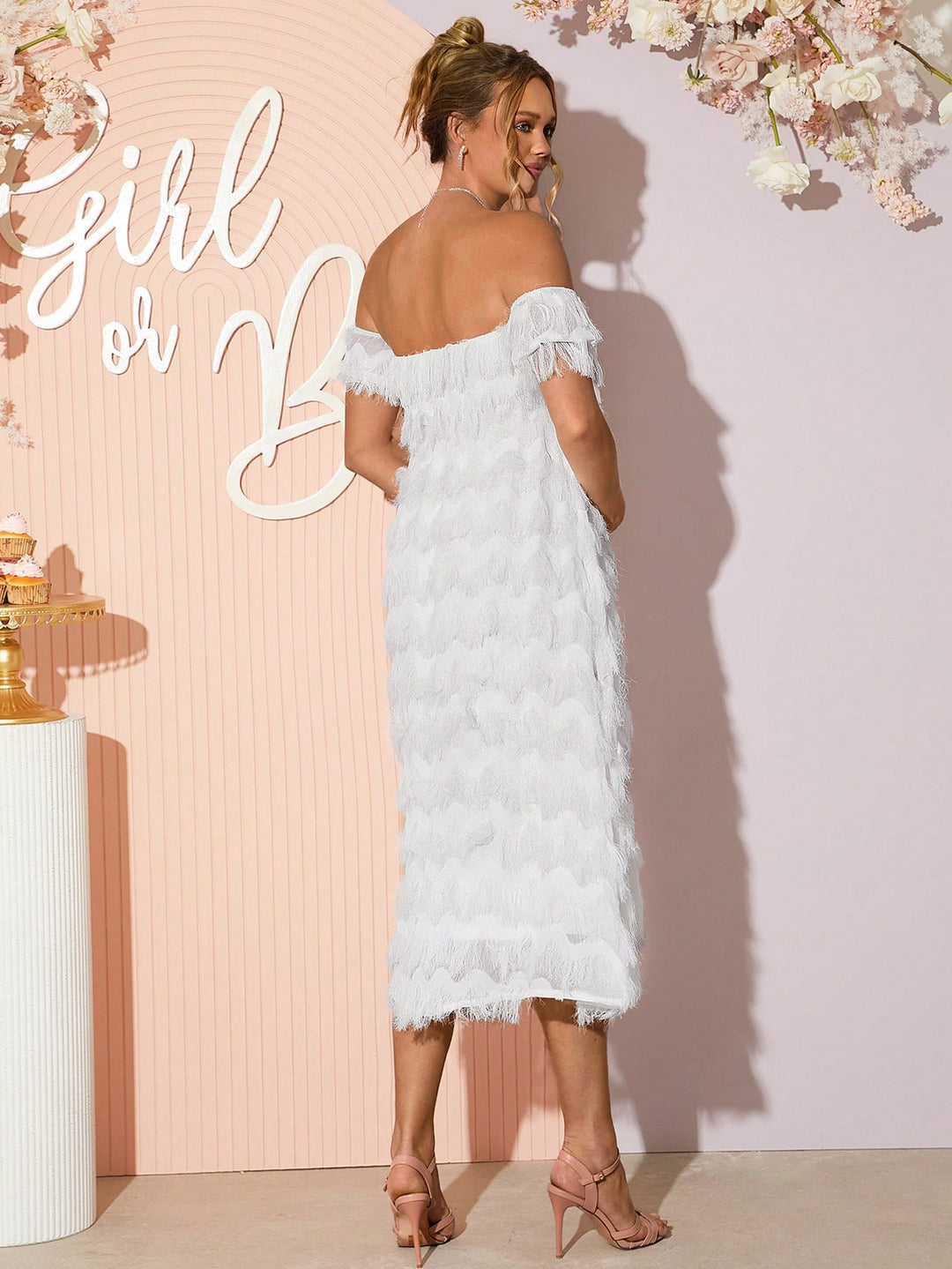 Rochie SHEIN, alb
