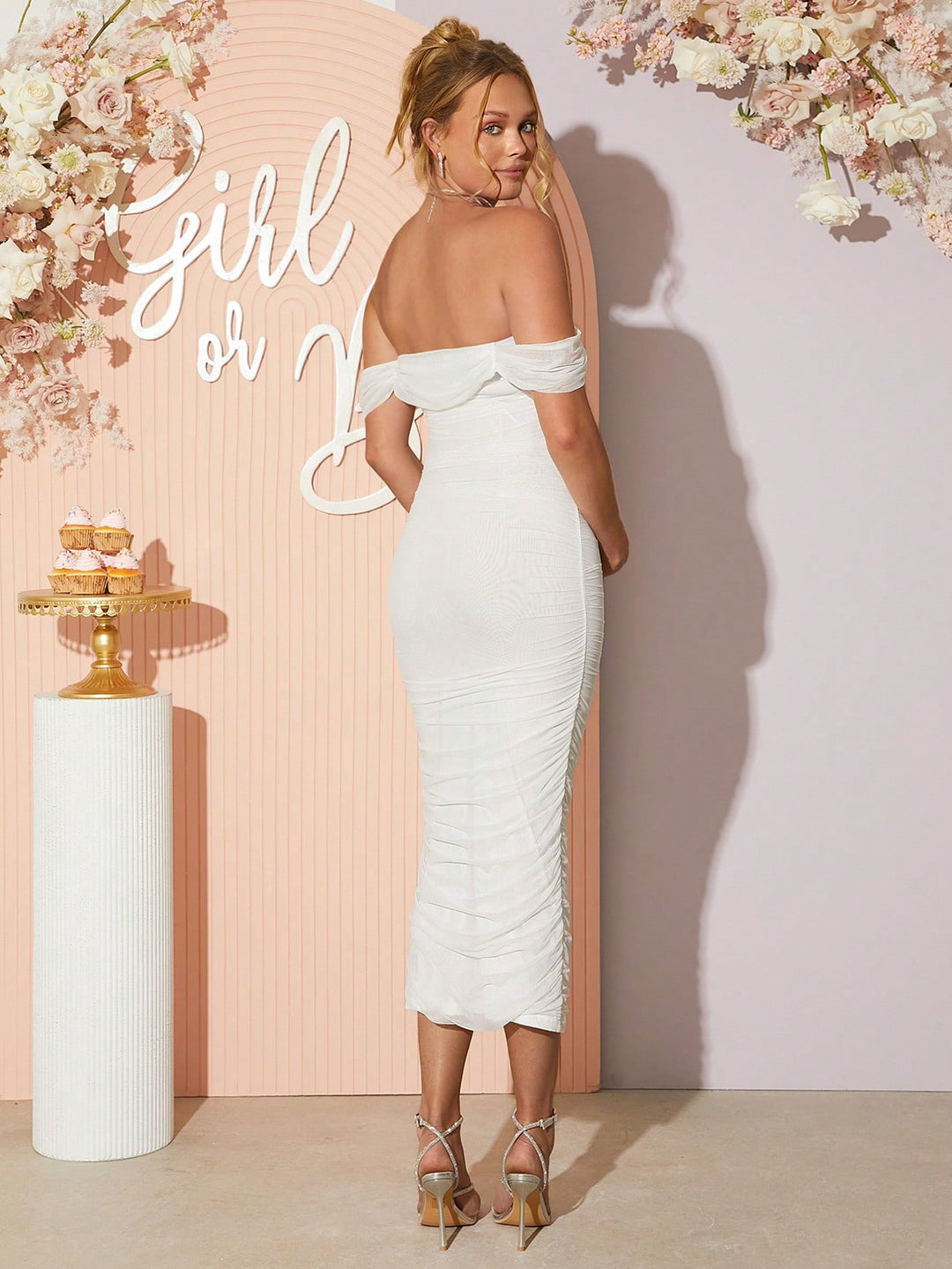 Rochie SHEIN, alb