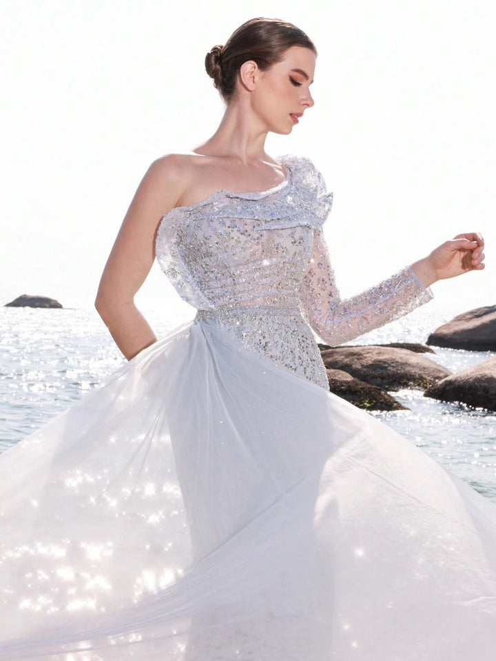 Rochie de ocazie SHEIN, albastru