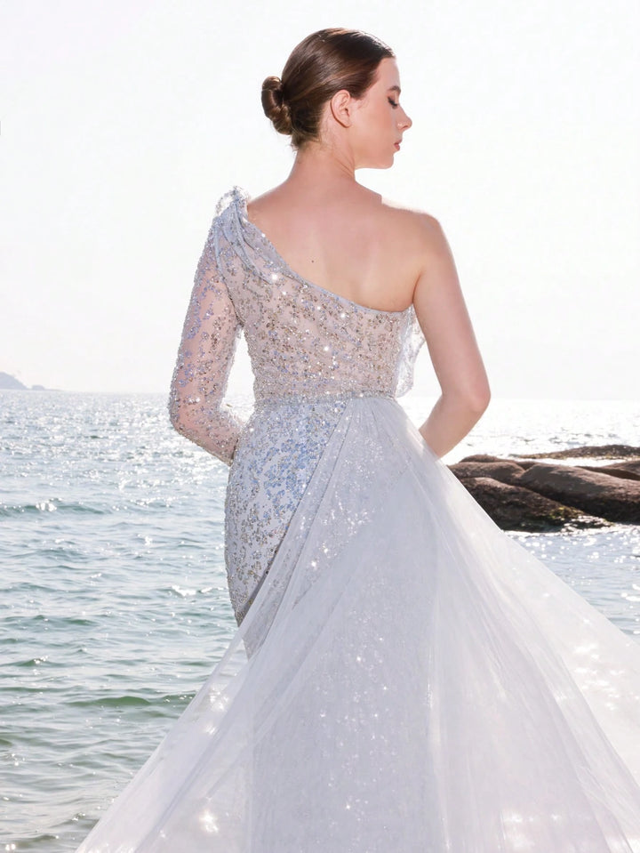 Rochie de ocazie SHEIN, albastru