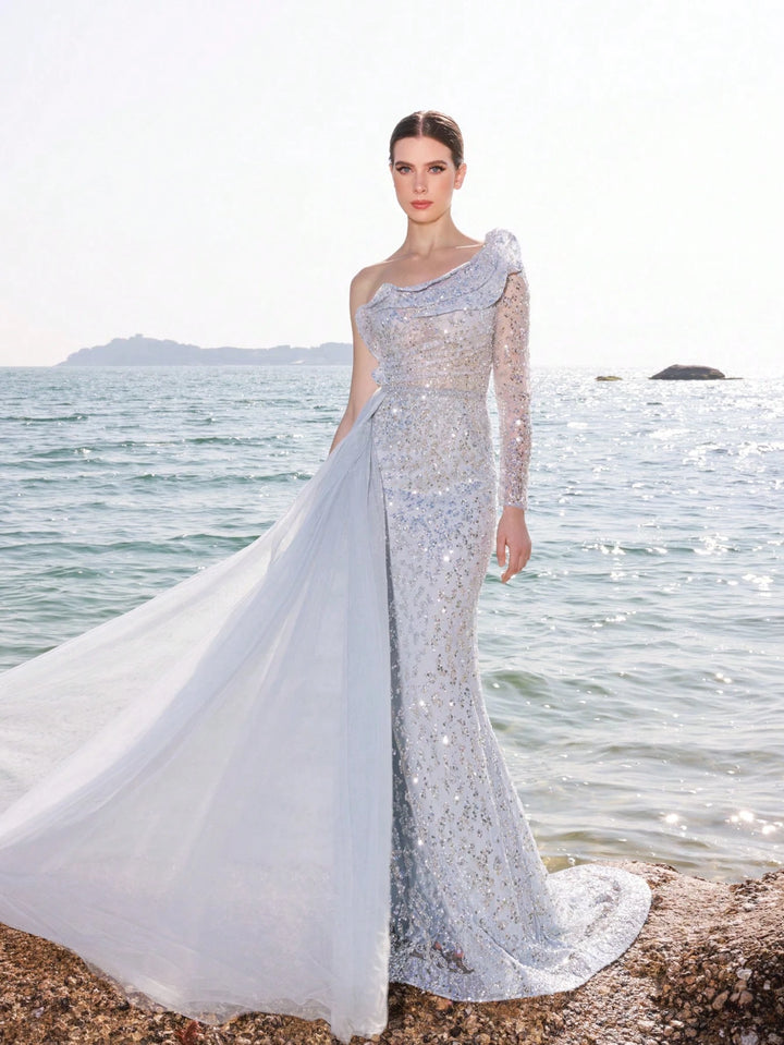 Rochie de ocazie SHEIN, albastru
