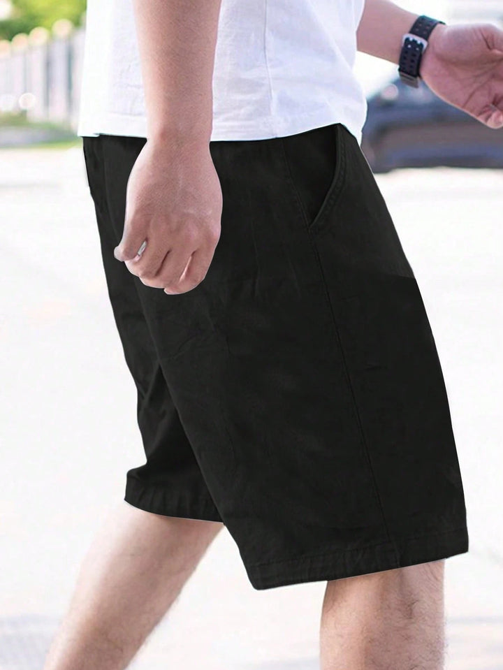 Pantaloni scurți SHEIN, negru