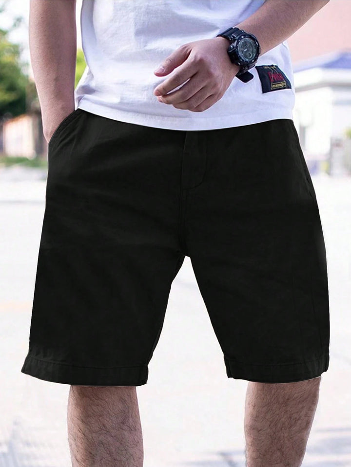Pantaloni scurți SHEIN, negru