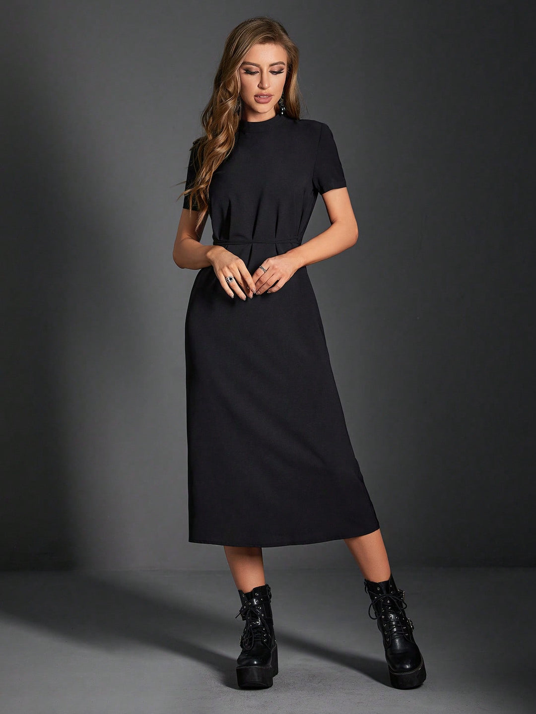 Rochie maxi SHEIN, negru