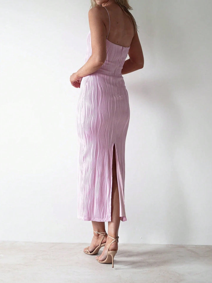 Rochie midi SHEIN, roz
