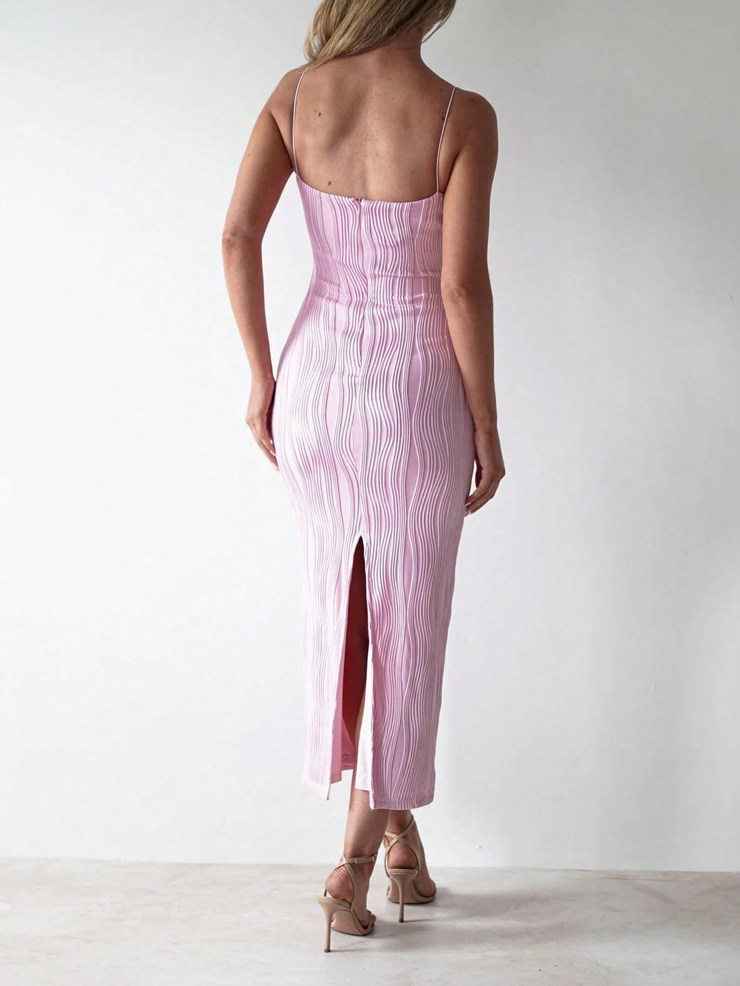 Rochie midi SHEIN, roz