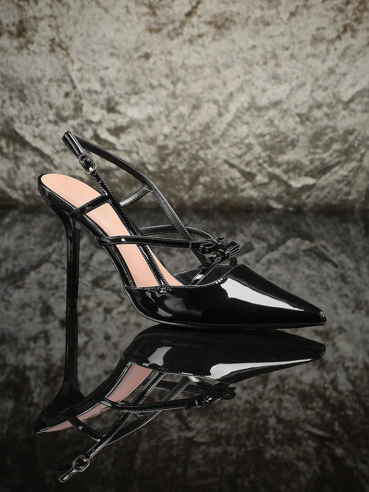 Pantofi cu toc SHEIN, negru
