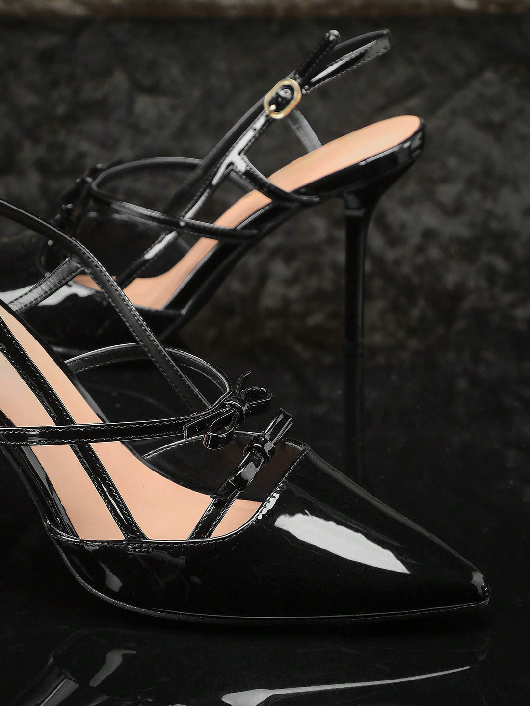 Pantofi cu toc SHEIN, negru