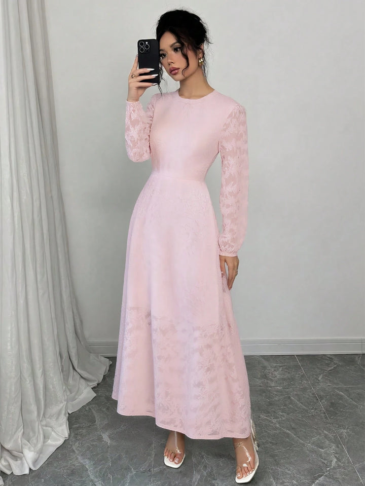 Rochie maxi SHEIN, roz