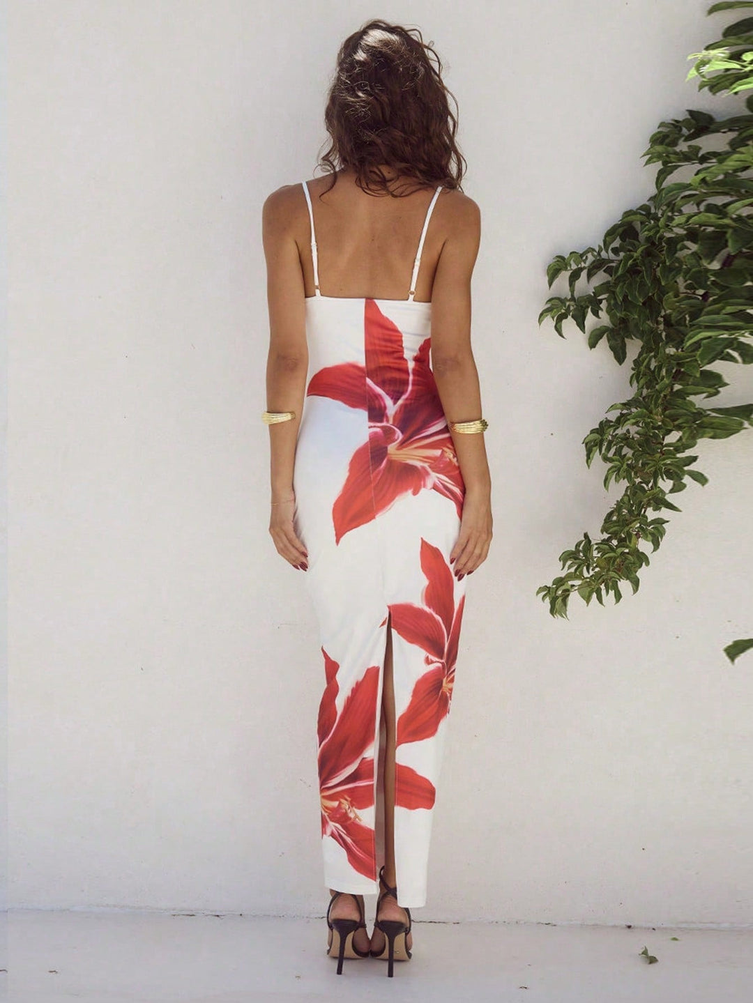 Rochie maxi SHEIN, alb