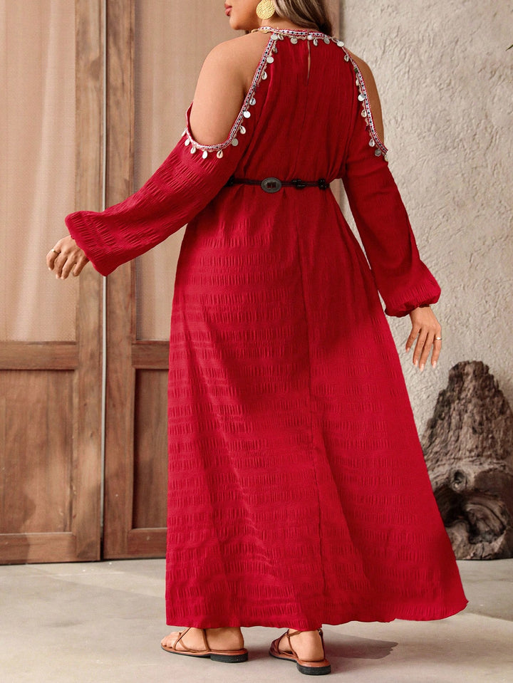 Rochie maxi SHEIN, roșu