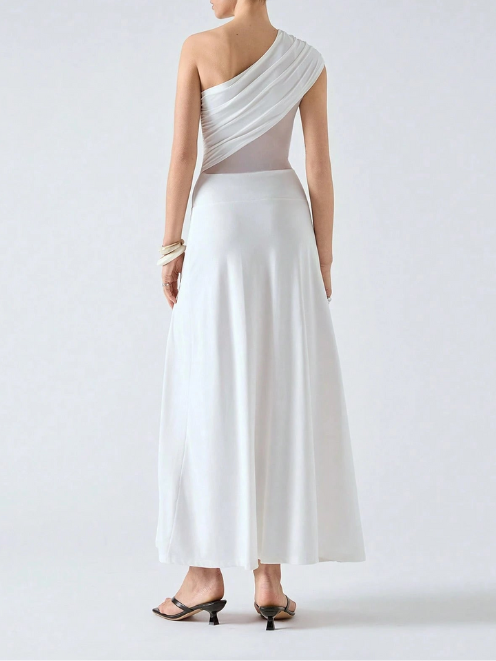 Rochie maxi Shein, alb