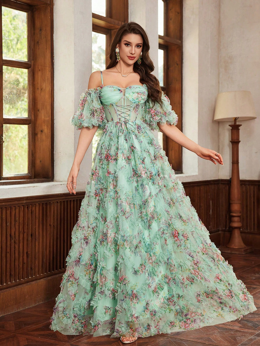 Rochie SHEIN, verde