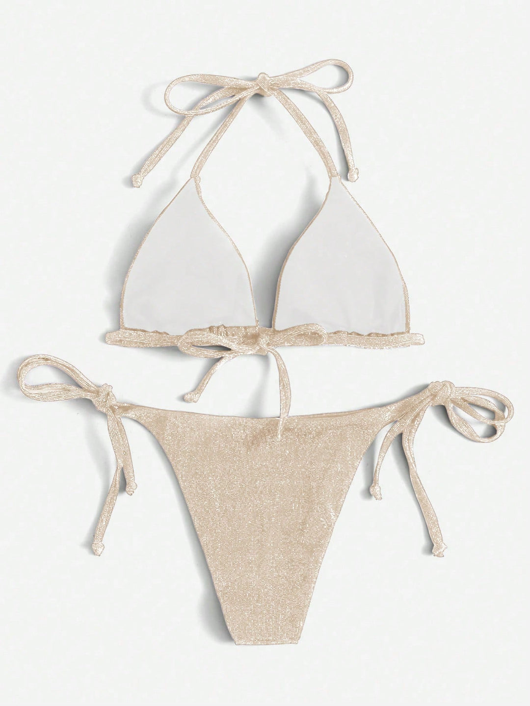 Set bikini SHEIN, portocaliu
