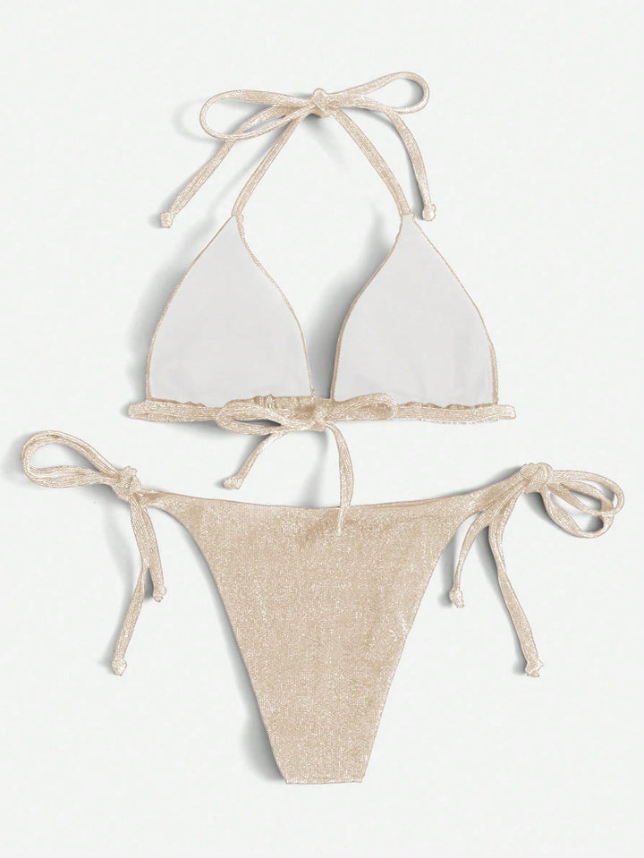 Set bikini SHEIN, portocaliu