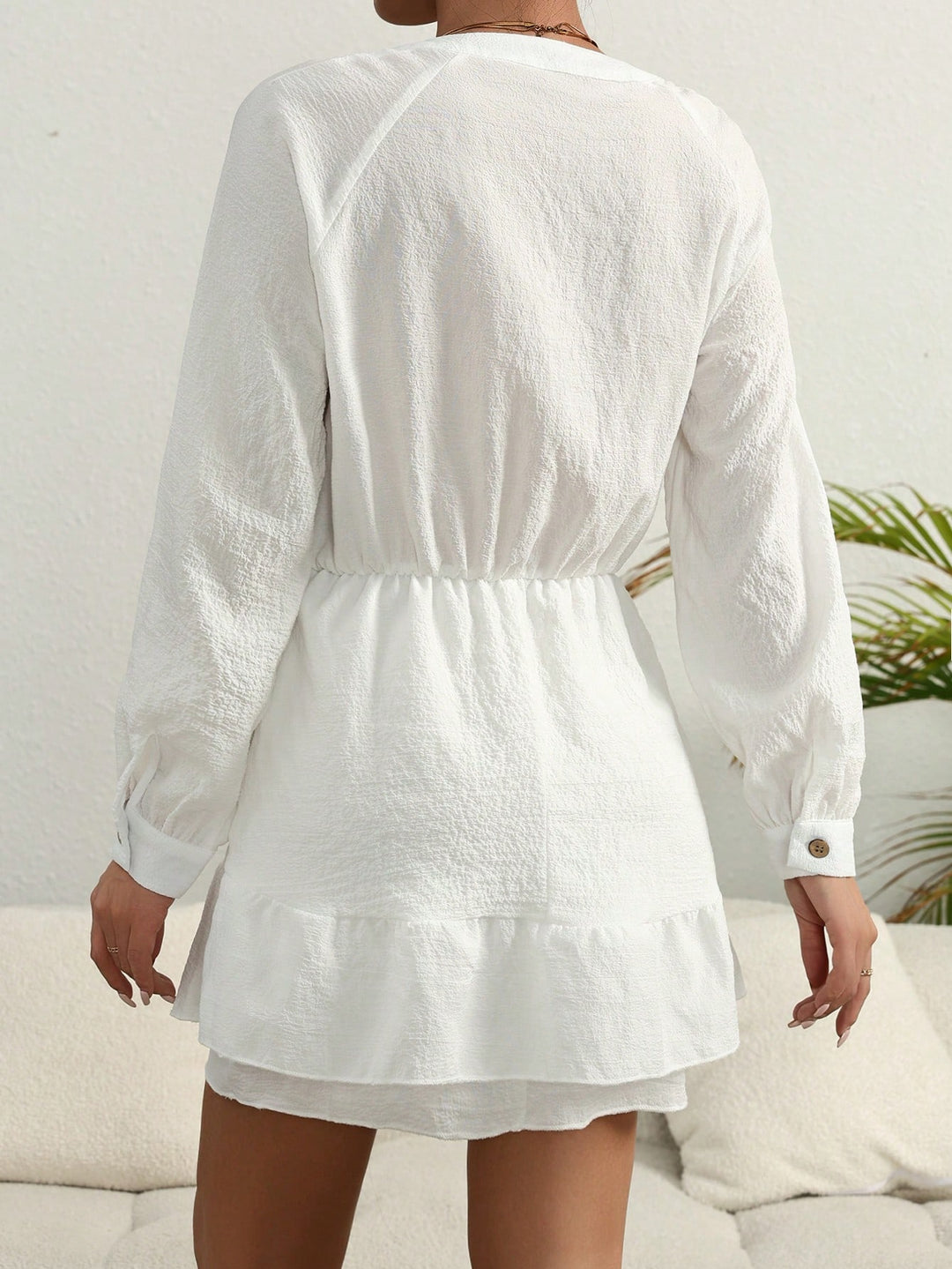 Rochie mini SHEIN, alb