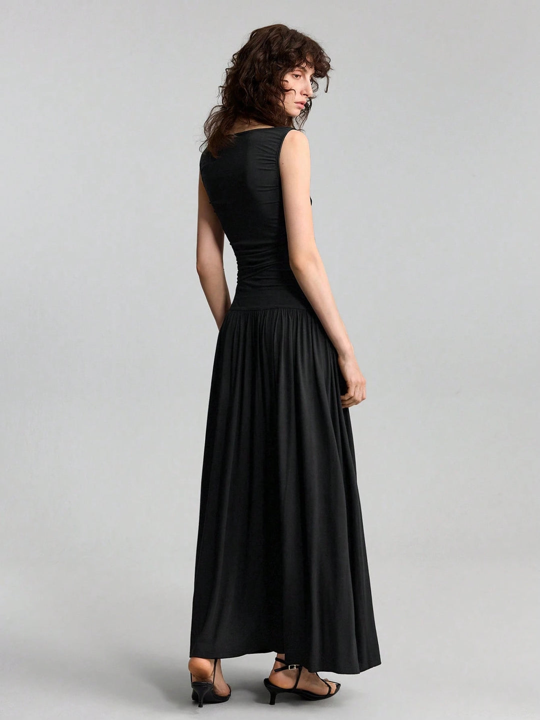 Rochie maxi SHEIN, negru