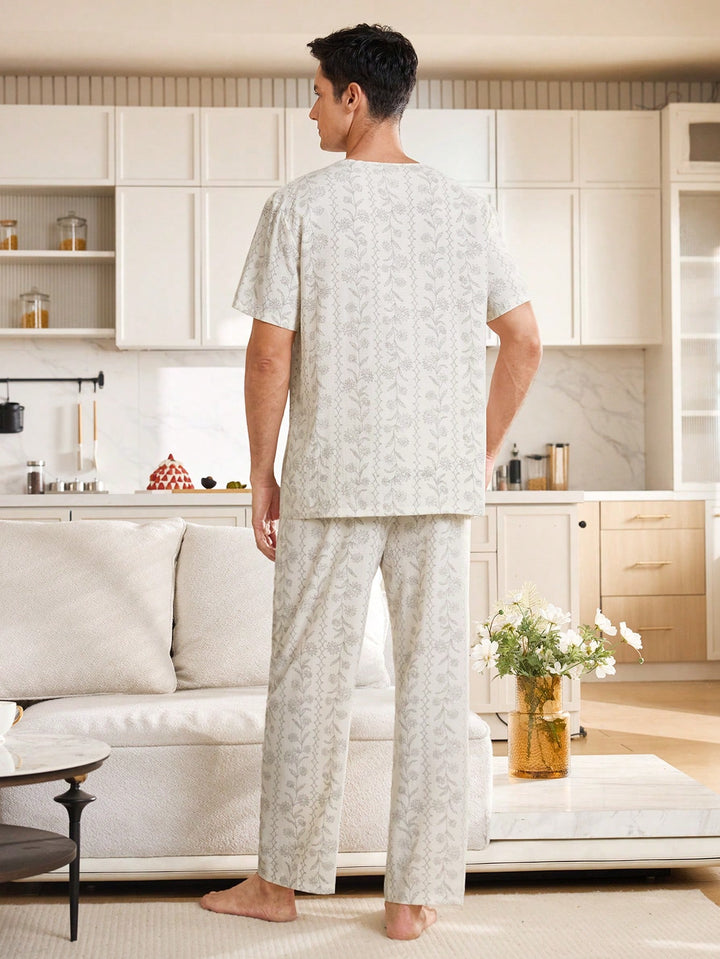 Compleu pijamale SHEIN, alb