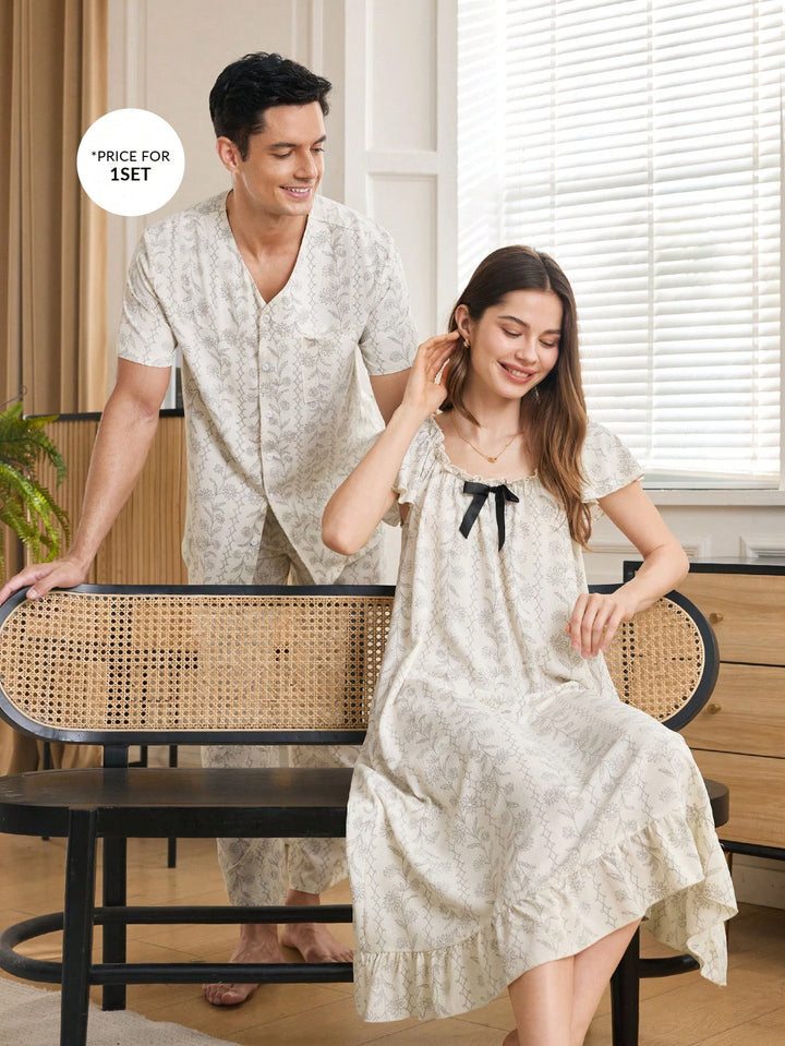 Compleu pijamale SHEIN, alb