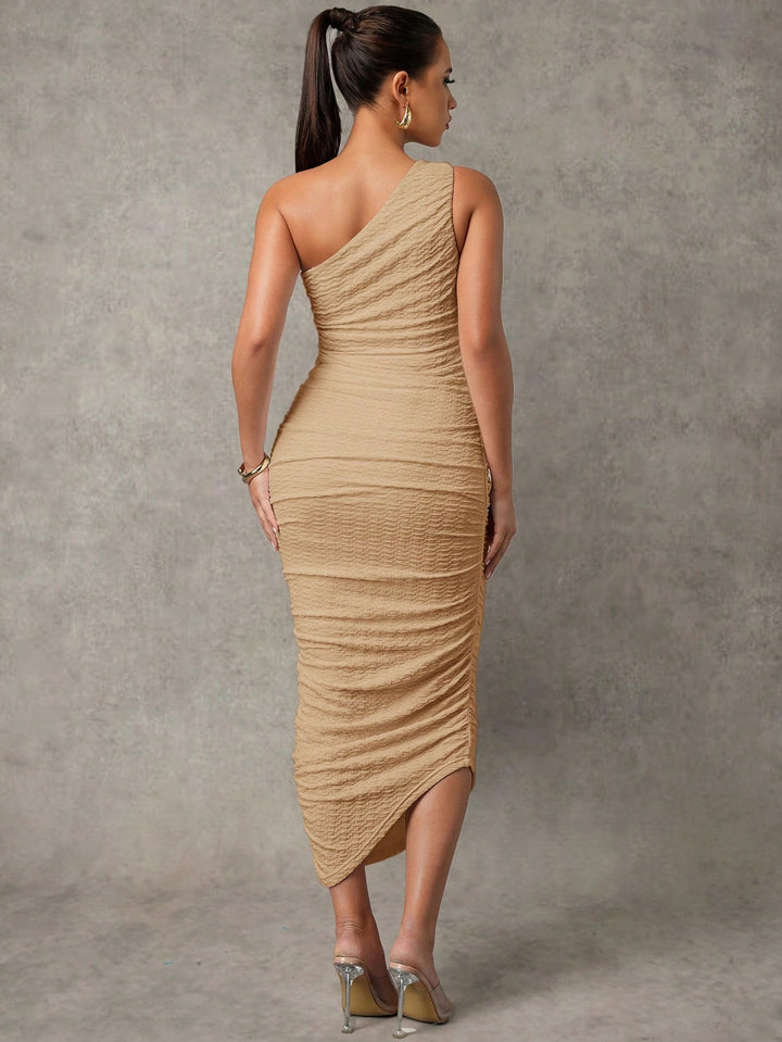 Rochie midi SHEIN, bej