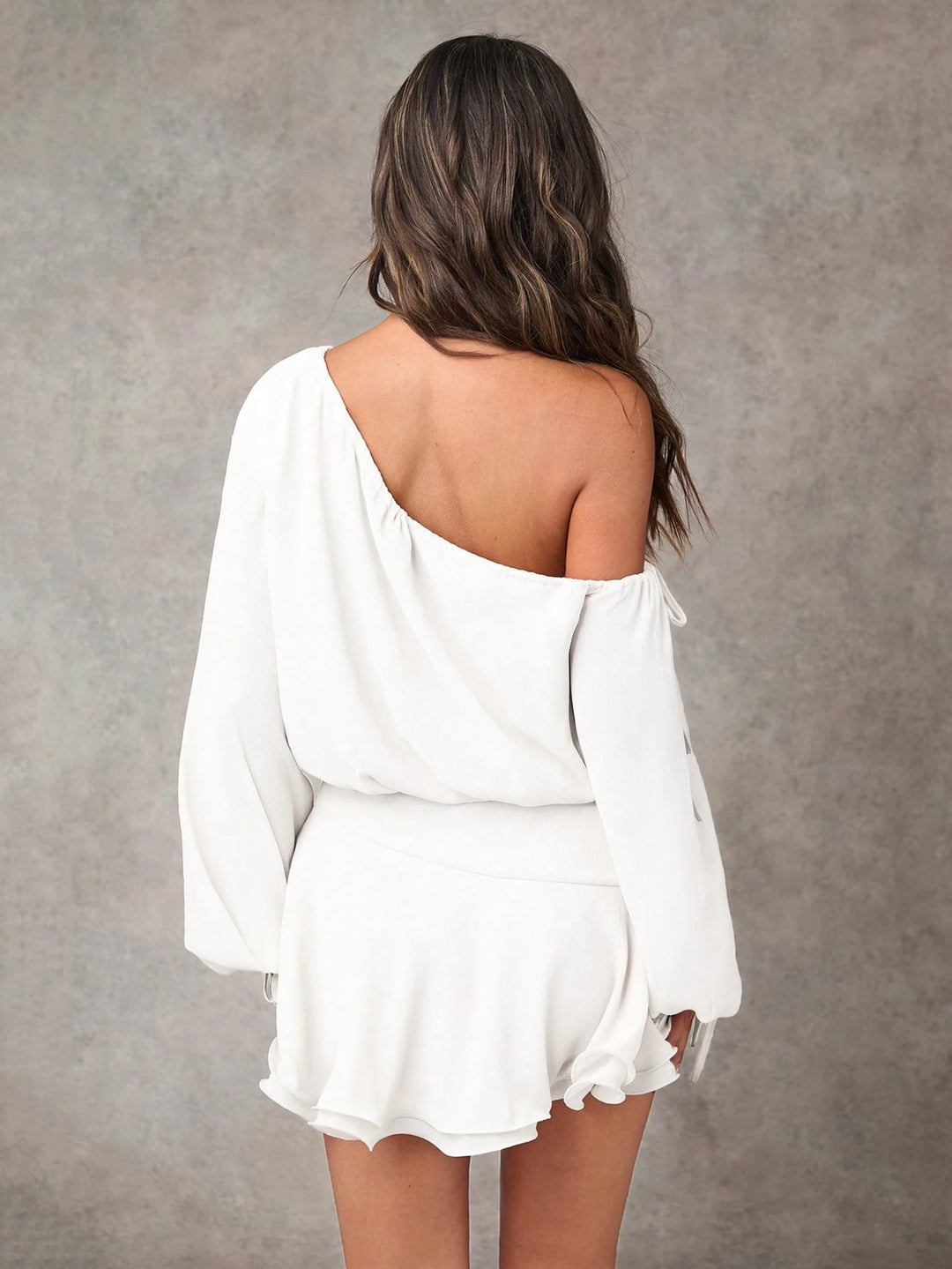 Rochie mini SHEIN, alb