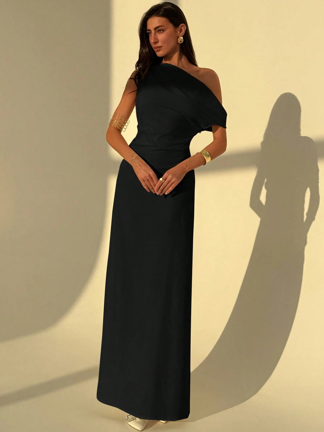 Rochie maxi SHEIN, negru