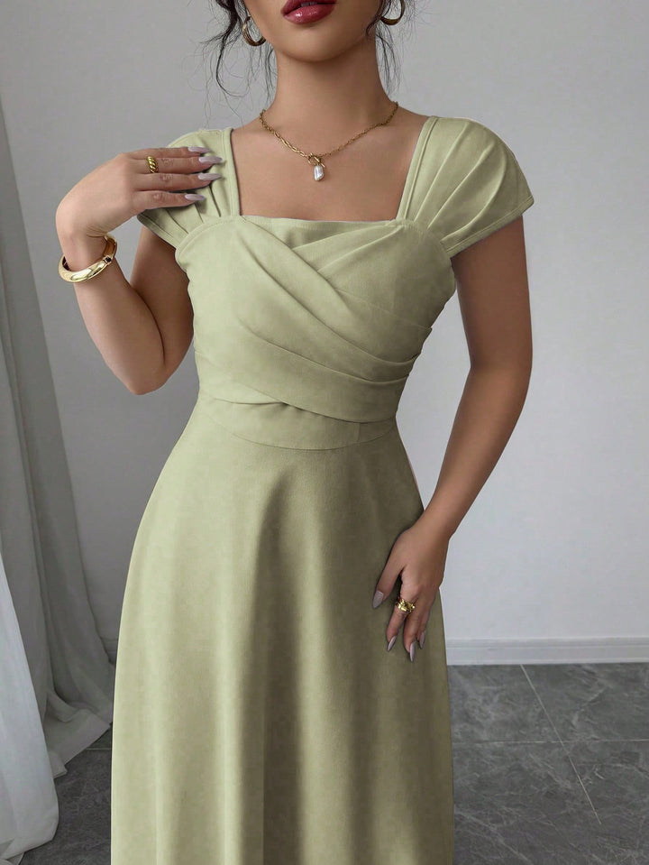 Rochie maxi SHEIN, verde
