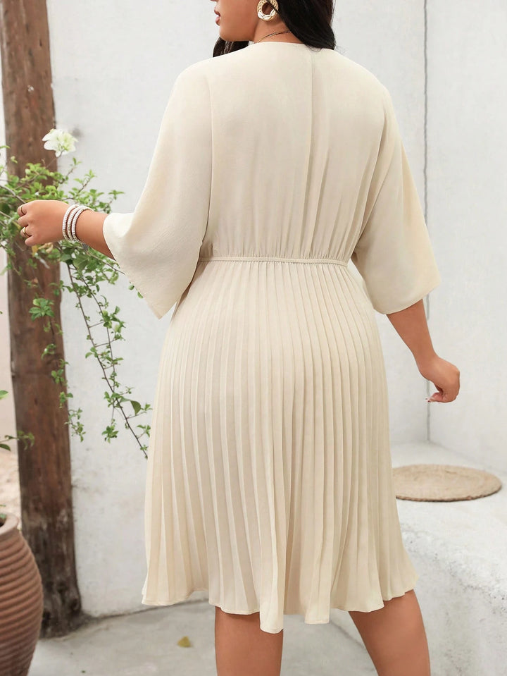 Rochie midi SHEIN, crem