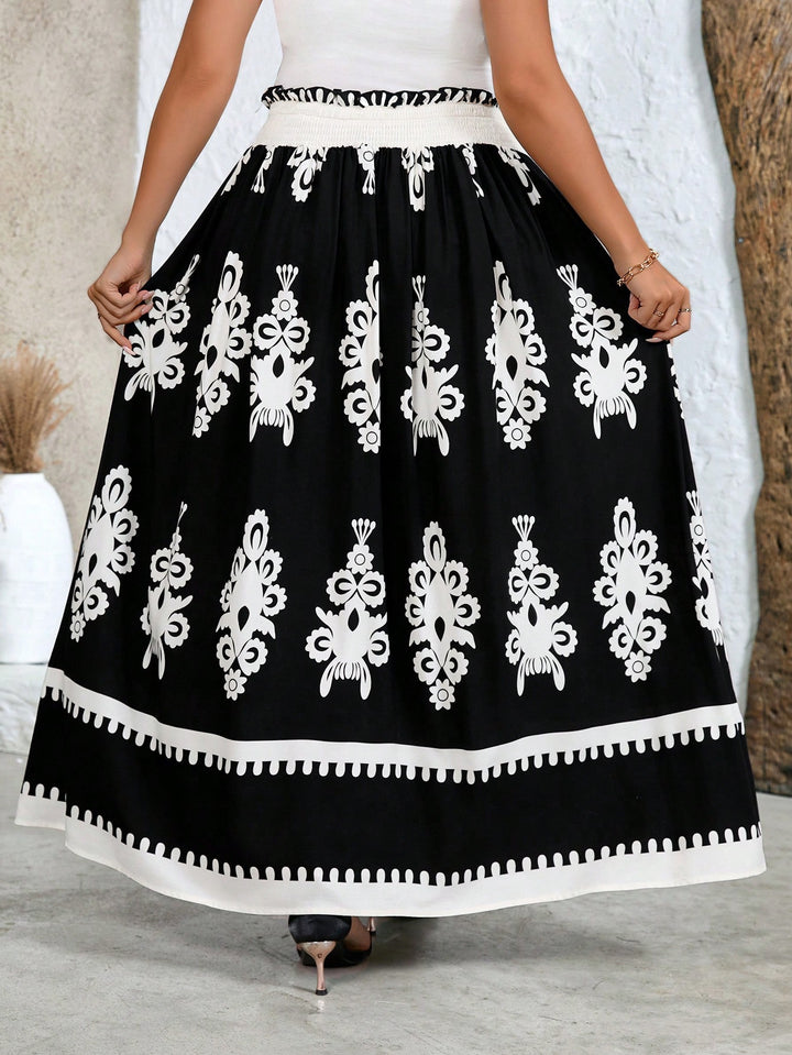 Fustă maxi SHEIN, negru