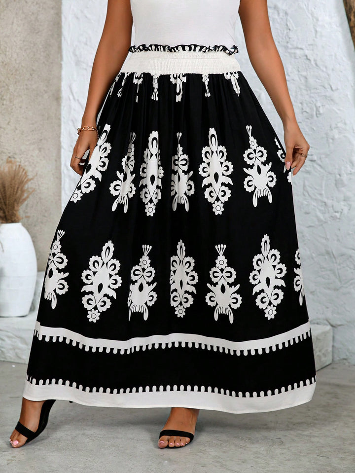 Fustă maxi SHEIN, negru