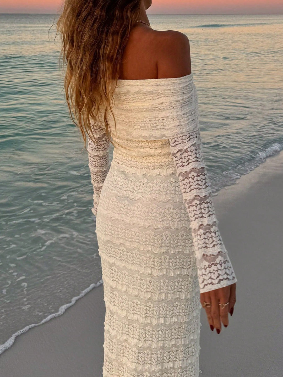 Rochie maxi SHEIN, portocaliu
