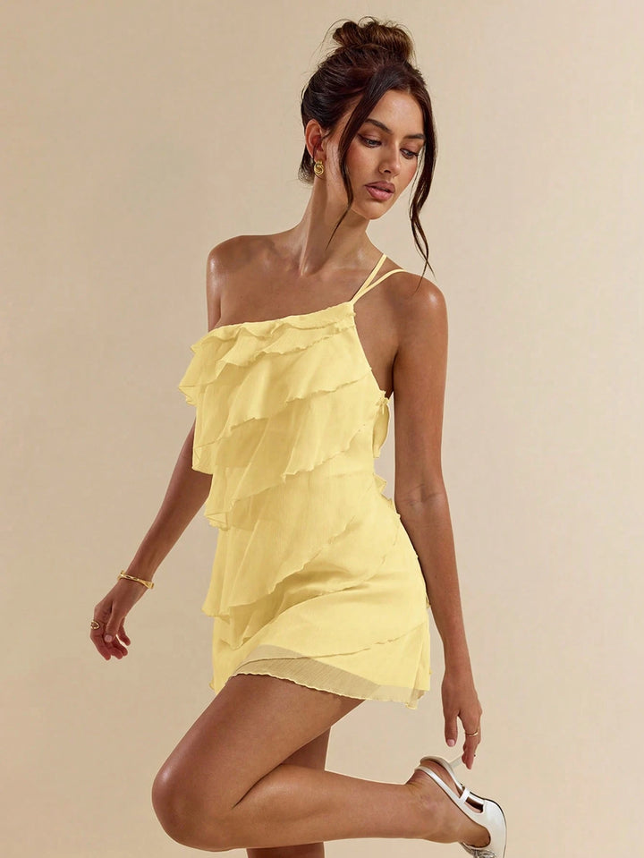 Rochie mini SHEIN, galben