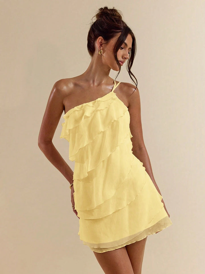 Rochie mini SHEIN, galben
