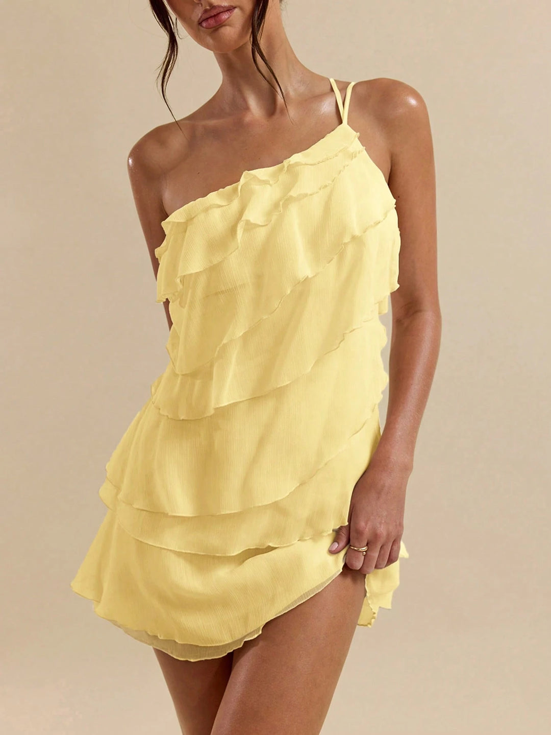 Rochie mini SHEIN, galben