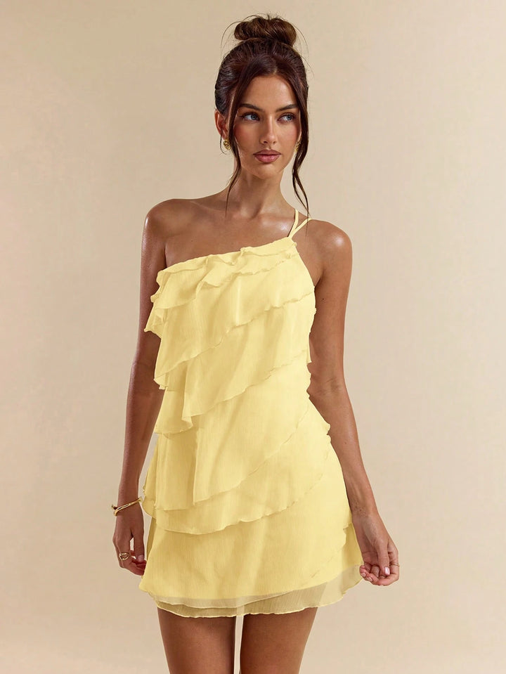 Rochie mini SHEIN, galben
