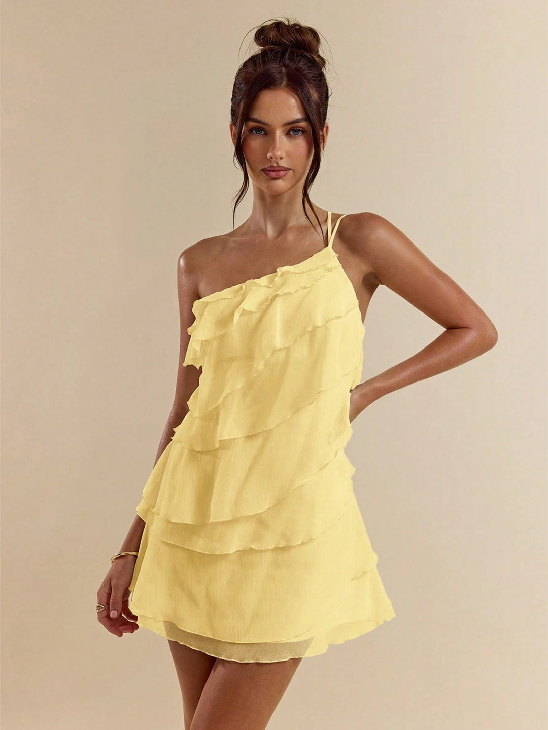 Rochie mini SHEIN, galben