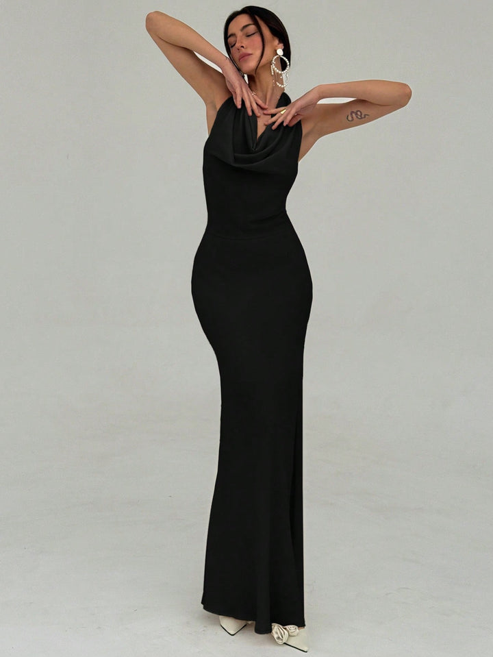 Rochie maxi SHEIN, negru
