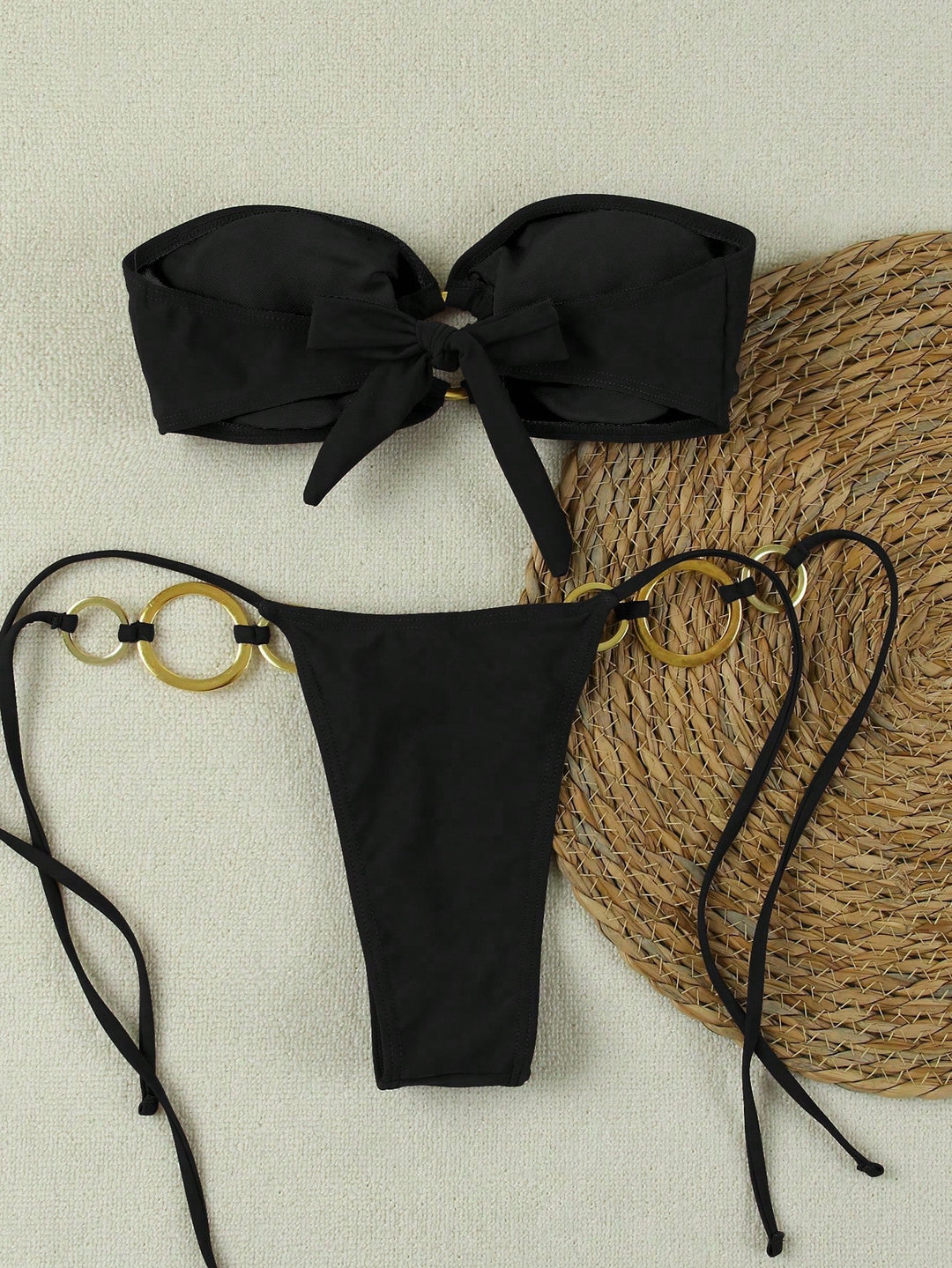 Set bikini SHEIN, negru