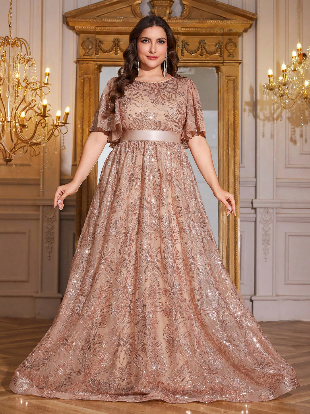 Rochie SHEIN, auriu