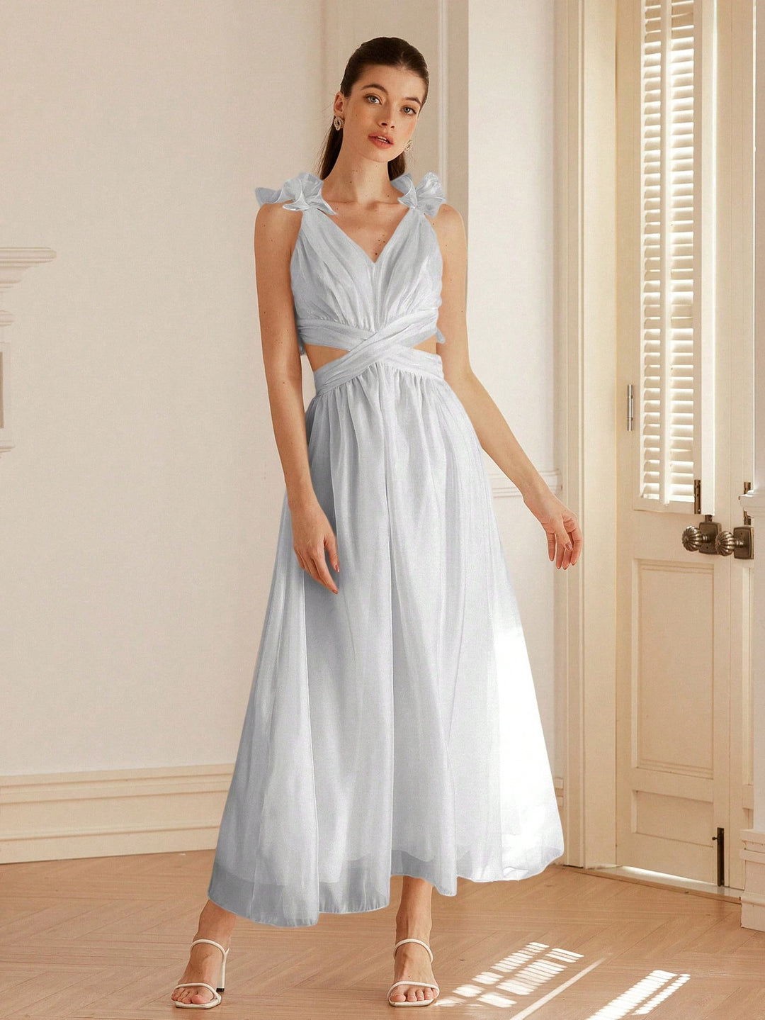 Rochie maxi SHEIN, albastru