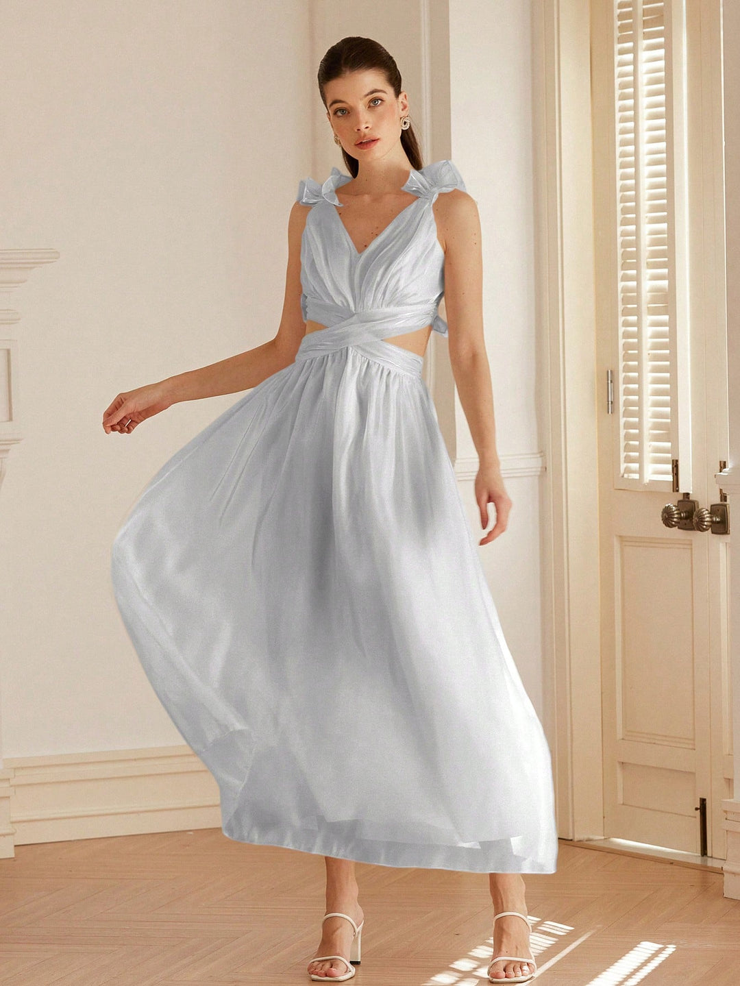 Rochie maxi SHEIN, albastru