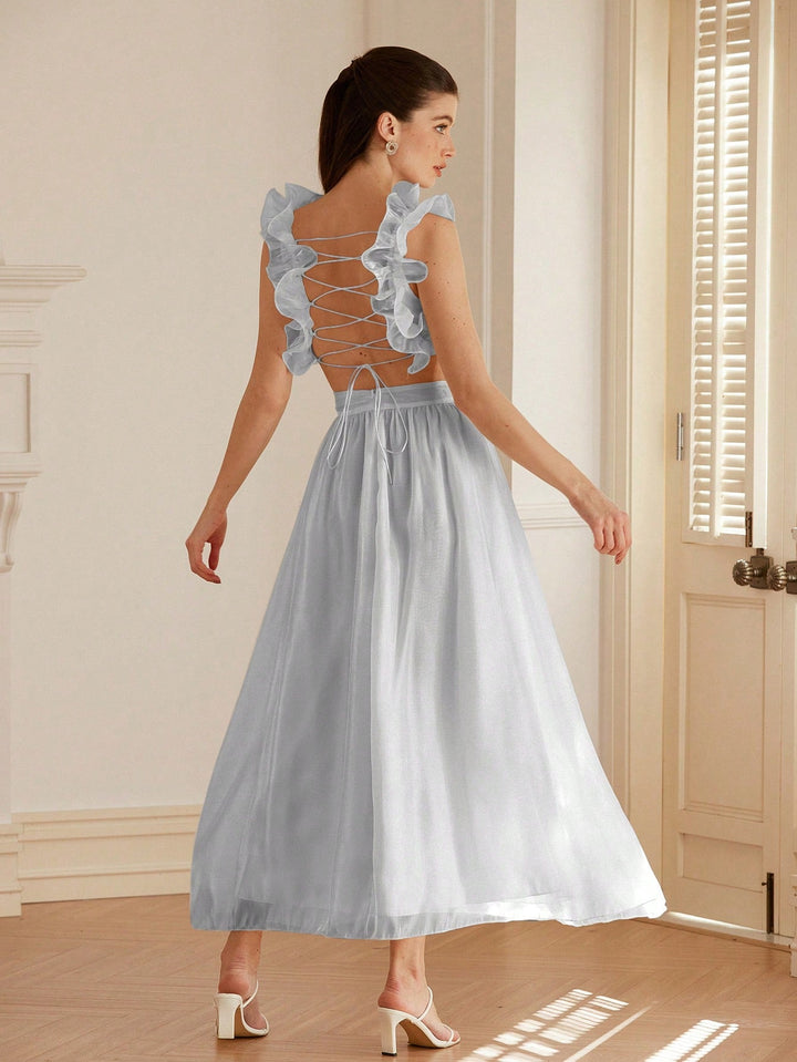 Rochie maxi SHEIN, albastru