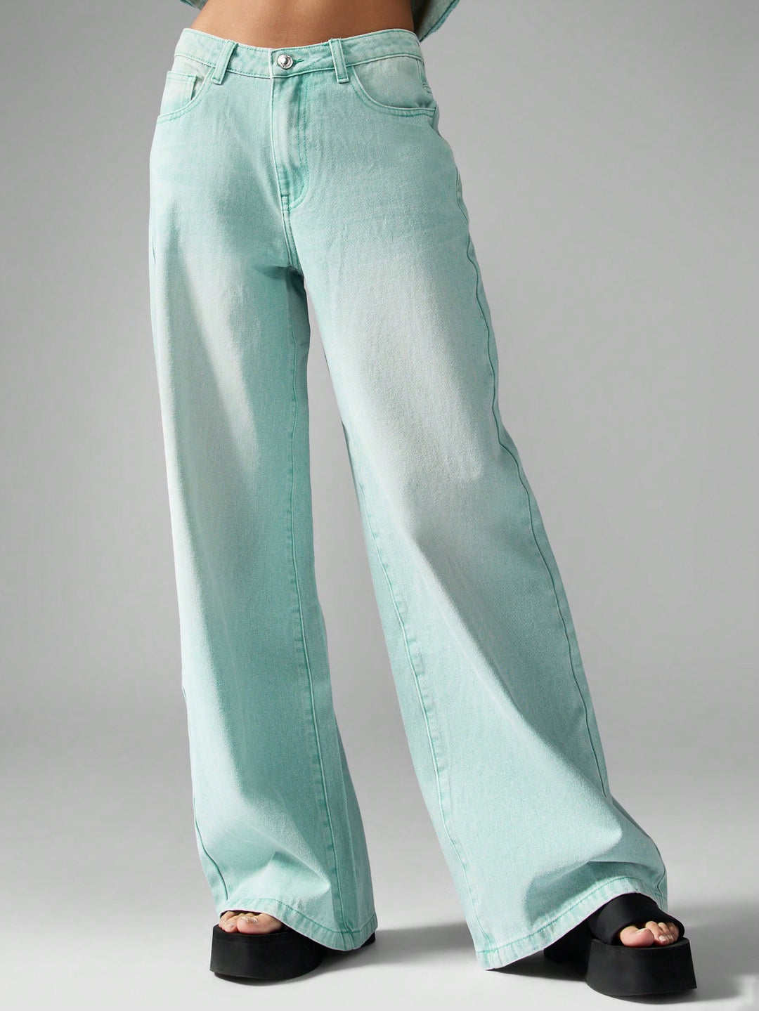 Jeans SHEIN, verde