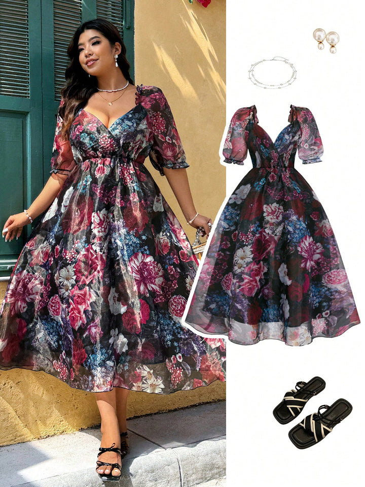 Rochie SHEIN, mix culori
